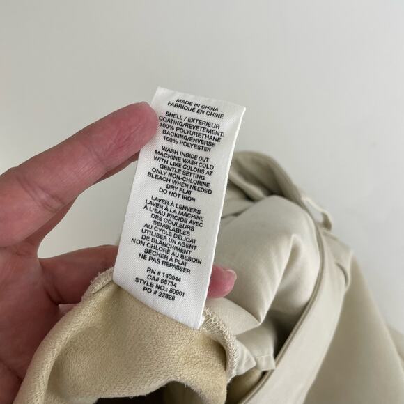 Avec Les Filles Barrel Fit Faux Leather Crop Pants Small - Picture 9 of 9